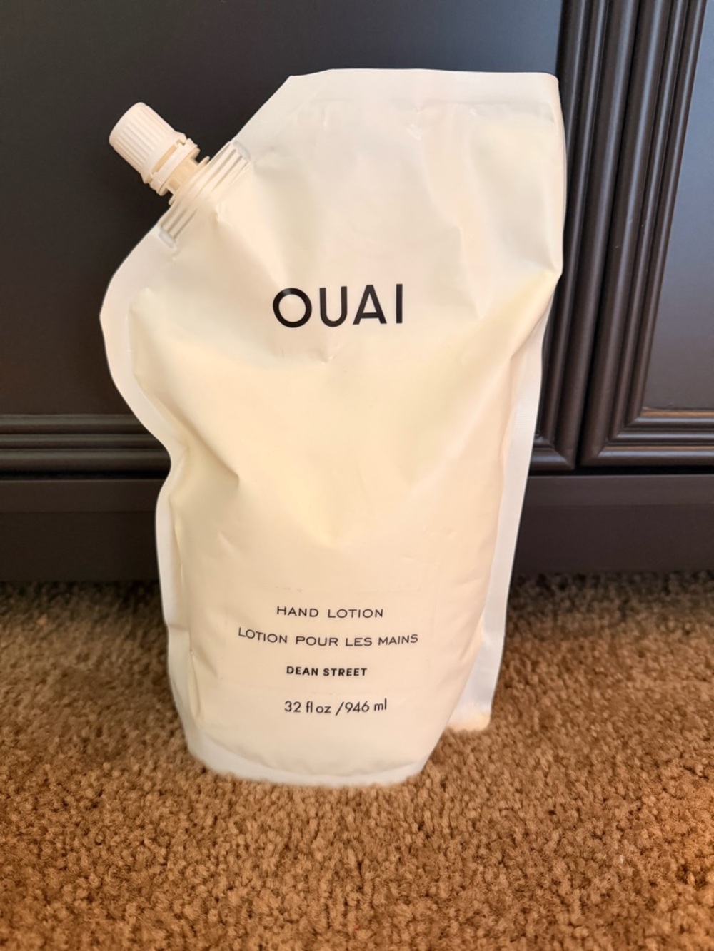 OUAI White Dean Street Hand Lotion Refill Pouch